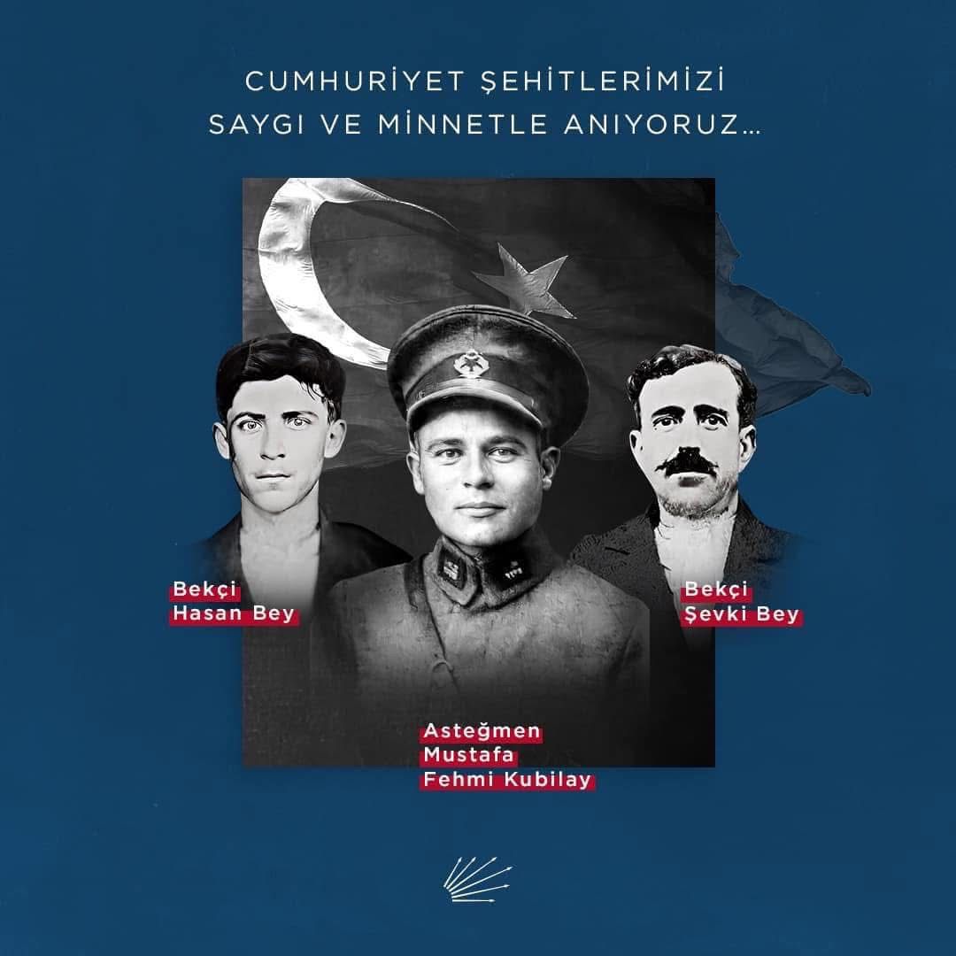 Cumhuriyet Şehitlerimizi Minnet ve Saygıyla Anıyoruz