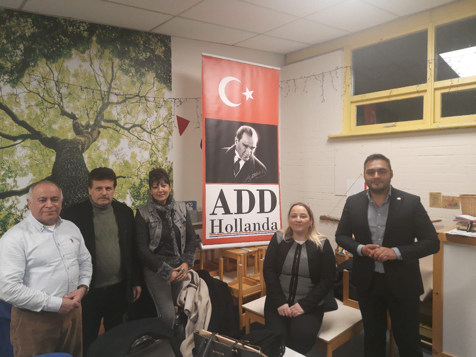 CHP Hollanda Birliği, Hollanda Atatürkçü Düşünce Derneği’nin Programına Katıldı